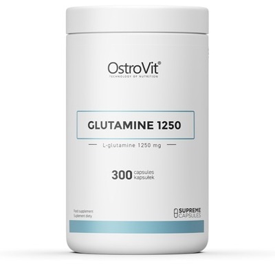 OSTROVIT SUPREME CAPSULES GLUTAMINE 1250MG 300 KAPS L-GLUTAMINA