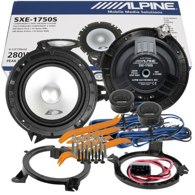 ALTAVOCES ALPINE VOLVO S70 V70 PARTE DELANTERA DISTANCIAS NUEVO  