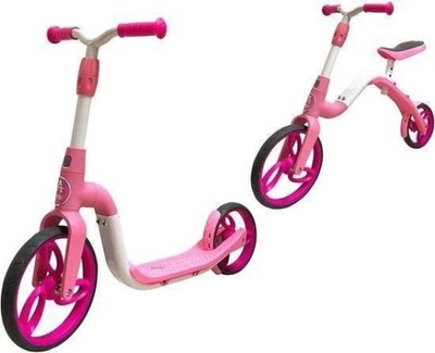 Hulajnoga 2w1 rowerek różowy
