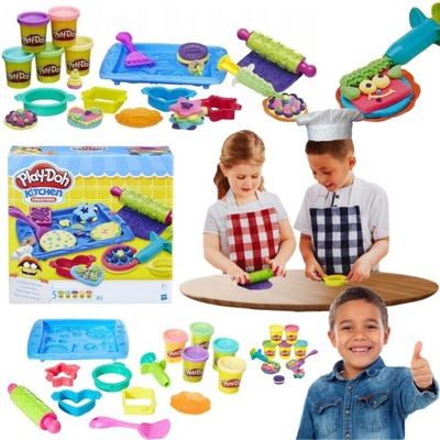 PLAY DOH ciastka MODELINA plastelina KITCHEN kuchnia CIASTOLINA ZESTAW 14W1