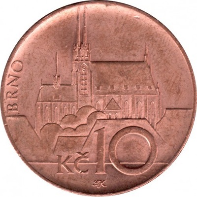 Czechy 10 koron 2014