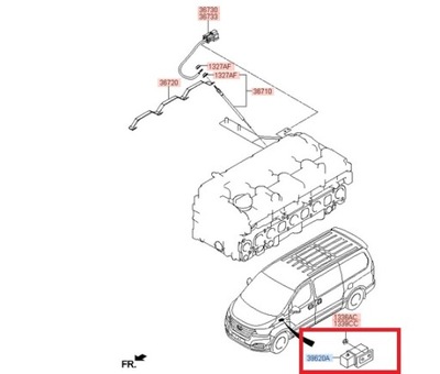 OEM RELÉ BUJÍAS INCANDESCENTES 368304A100 PARA KIA/HYUNDA  