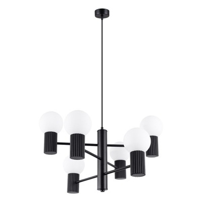 HALO Żyrandol 6 czarny Sollux SL.1830 Sollux PROMO_5