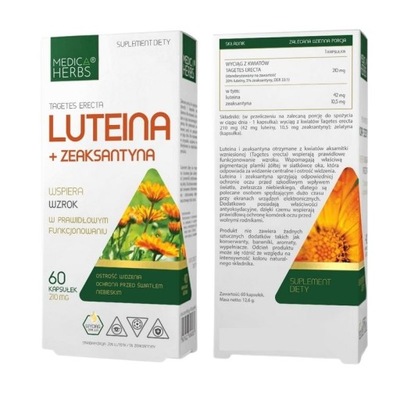 MEDICA HERBS LUTEINA ZEAKSANTYNA 210mg 60 kaps.