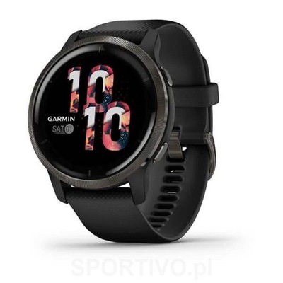 GARMIN Venu 2 Czarny AMOLED