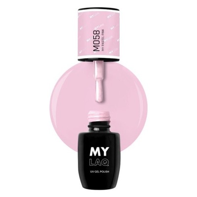 MYLAQ Lakier Hybrydowy M058 My Pastel Pink 5 ml