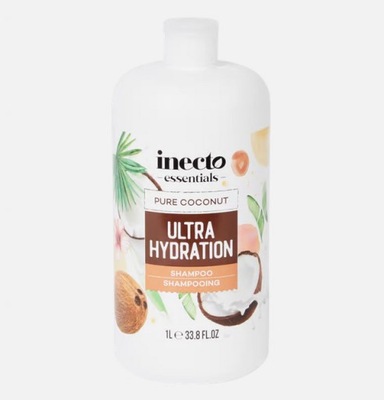 Szampon KOKOSOWY Inecto Essentials Ultra Hydration 1 litr DUŻA BUTELKA
