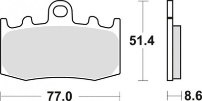 ZAPATAS HAMUL BMW R 1100 S , R 1150 GS / ADV / R / RT , K 1200 GT / RS PARTE DELANTERA  