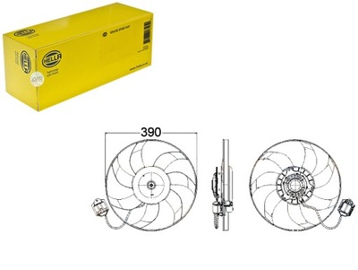 Hella вентилятор радиатора фото №1