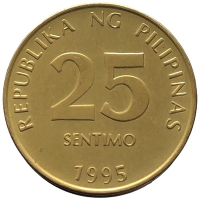 87912. Filipiny - 25 centymów - 1995r. (opis!)