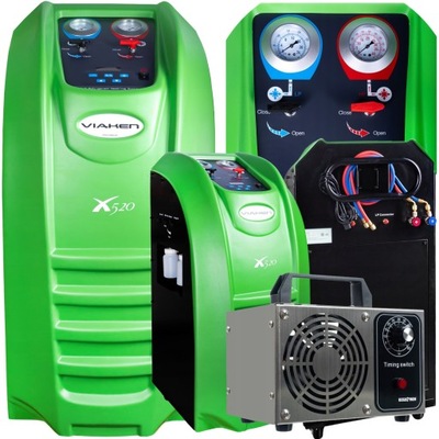 STACJA КОНДИЦІОНЕРА VIAKEN X520 OZONATOR ГАЗ R134A