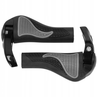 GRIPY CHWYTY RĄCZKI ROWEROWE DO KIEROWNICY ROWERU NA ROWER GUMOWE ROGI