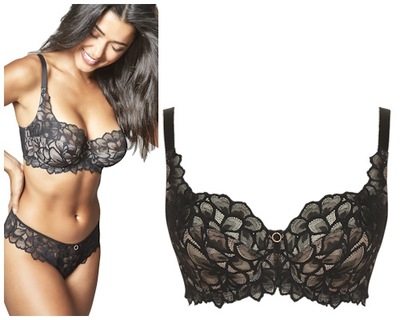 65H Panache Allure black latte biustonosz soft