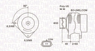 ALTERNADOR MQA1974  