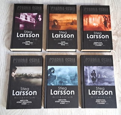 3x Stieg Larsson Millenium Zamek z piasku Dziewczyna która igrała Mężczyźni