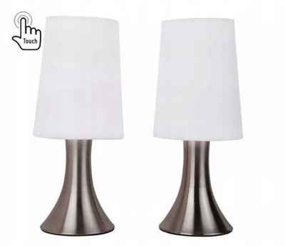 Zestaw 2 lamp stołowych nocnych dotykowych