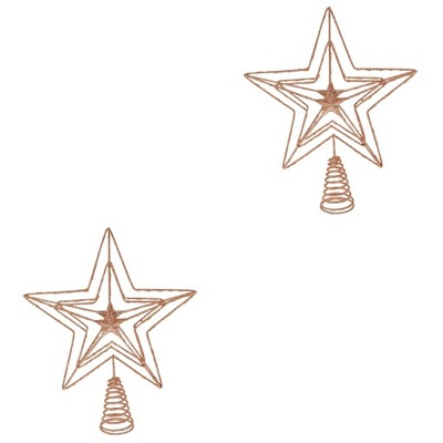 2 SZT. Choinka TOPPER Choinka w kształcie gwiazdy