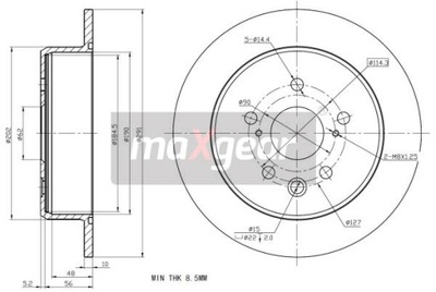 ДИСК HAM. LEXUS T. IS 05-