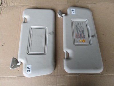 Nissan note 06-12 козырёк солнцезащитный комплект фото №1