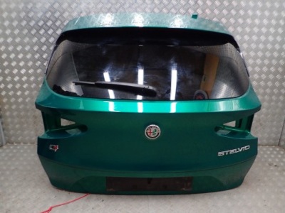 Alfa romeo stelvio qv рестайлінг  кришка багажника задній задня комплектна скло спойлер камера n1 фото №1