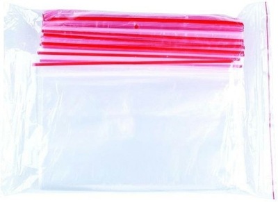 Torebka strunowa LDPE transparentna 10x10cm