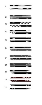 PEGATINAS VITO TIPO DEPORTIVO CORREAS MERCEDES  