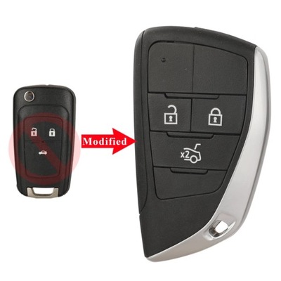 Modified Flip Remote Car Key Shell Case For Chevrolet Cruze Epica Lo~51888