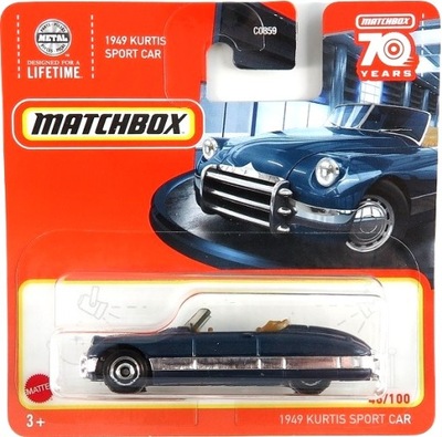 1949 KURTIS SPORT CAR autko MATCHBOX seria 2023