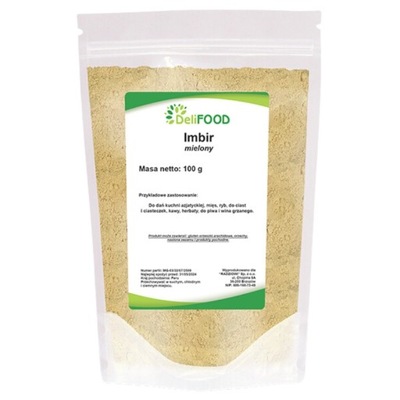 Imbir mielony (DeliFood) 100g