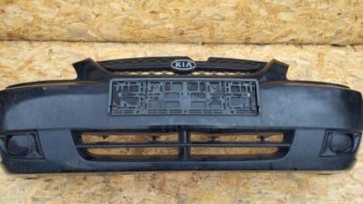 Бампер передний перед kia rio i 1 чёрный фото №1