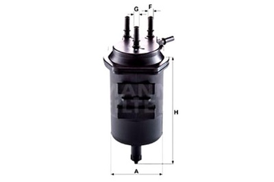 MANN-FILTER ФИЛЬТР ТОПЛИВА RENAULT GRAND SCENIC II MEGANE II SCENIC II