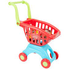 Zabawkowy wózek na zakupy