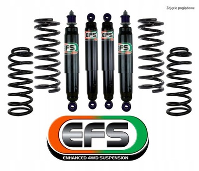 LAND ROVER DEFENDER 110 FRONT 1991 30/100KG SET SHOCK ABSORBERS +50MM  