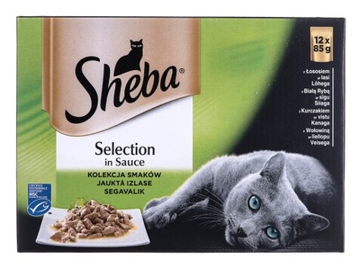 Sheba Sel in Sauce Mix Smaków 12x85g