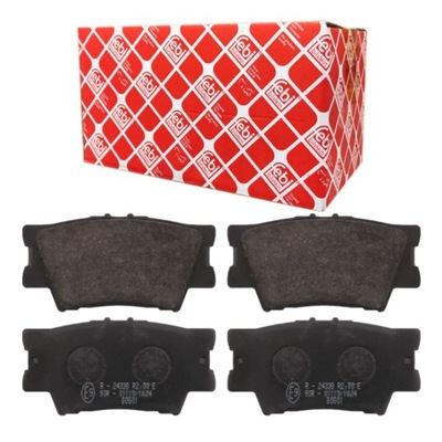 Тормозные колодки ham задняя toyota camry rav 4 matrix febi фото №1