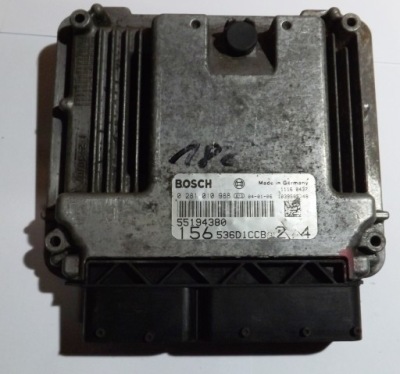 Бортовий комп'ютер блок керування alfa 0281010988 55194380 фото №1