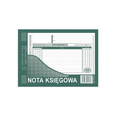 Nota Księgowa A5 416-3