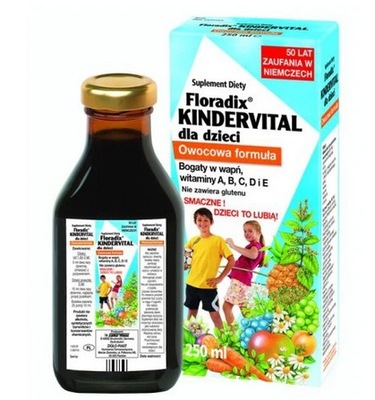 FLORADIX KINDERVITAL dzieci tonik 250ml