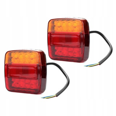 2 PIEZAS 12V 20 DIOD DIOPARA LUMINOSO LED REMOLQUE PARA LODZI  