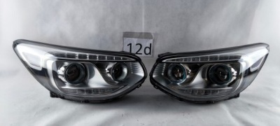 Kia soul 14-16 ev фара левый правый лампа линза led e1rd фото №1