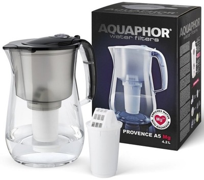 Dzbanek Aquaphor Provence czarny 4,2l Flip-top