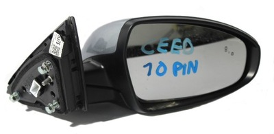 Kia ceed iii 3 дзеркало зовнішнє праве 10 pin фото №1