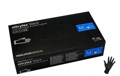 NITRYLEX BLACK M 100szt.