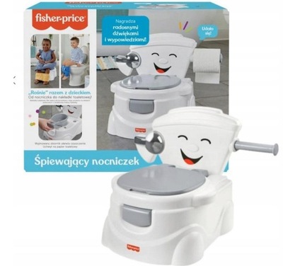 Fisher Price. Śpiewający nocniczek szary