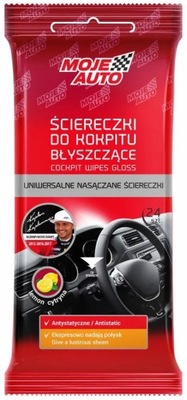 MOJE AUTO ŚCIERECZKI DO KOKPITU BŁYSZCZĄCE 24 SZT