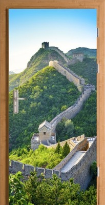 Naklejka na drzwi samoprzylepne Wielki Mur Chiński