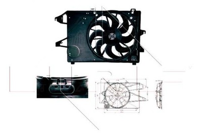 Nrf вентилятор радіатора +gratisy фото №1