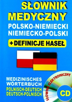 Słownik medyczny polsko-niemiecki niemiecko-polski CD słownik elektroniczny