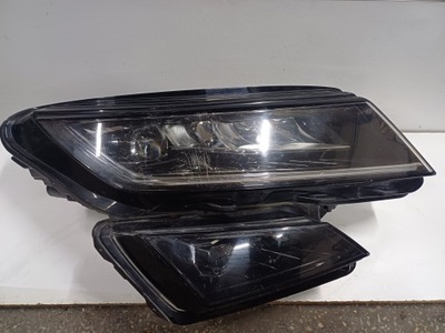 FARO DERECHA PARTE DELANTERA SKODA KODIAQ 16- COMPLETO DIODO LUMINOSO LED EUROPA  