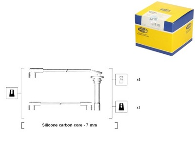 ПРОВОДА ЗАЖИГАНИЯ NISSAN MAGNETI MARELLI